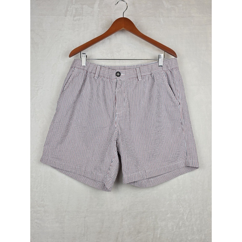 Chubbies Seersucker Shorts Mens XL 7in Inseam Regular Fit Striped Classic